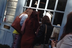 One of them had been waiting since 6 this morning