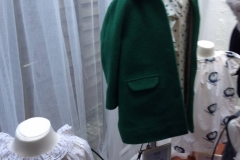 Green coat for the winter